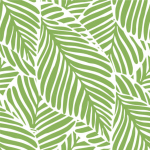 ELENA - Papier peint motif feuille verte abstrait