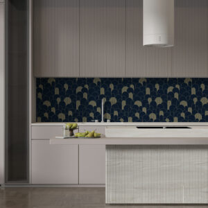 LEON - Papier peint motif art déco boudoir