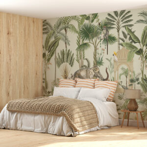 NOAH - Papier peint panoramique jungle indienne chambre