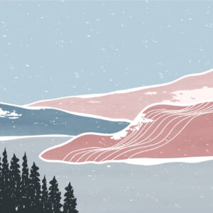 CHIARA - Papier peint panoramique lac de montagne