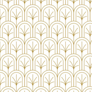 ELISE - Papier peint palmier art déco