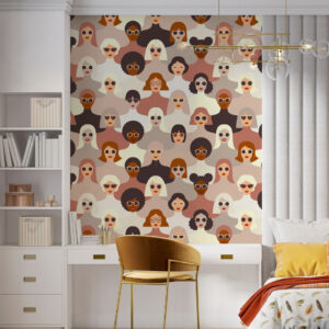 LOLA - Papier peint motif fille