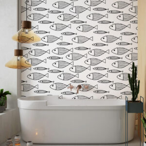 MALO - Papier peint poissons