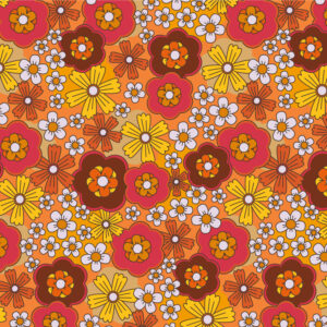 ODILE - Papier peint motif floral vintage