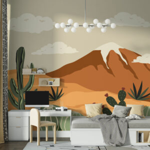 PABLO - Papier peint panoramique iles canaries chambre ado garçon