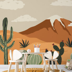 PABLO - Papier peint panoramique iles canaries chambre bebe