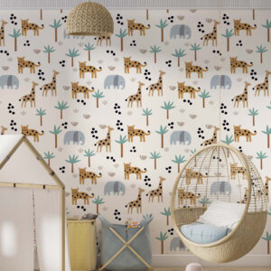 EDGAR - Papier peint jungle enfant salle de jeux