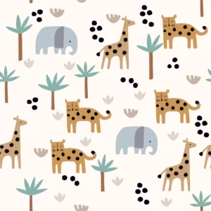 EDGAR - Papier peint jungle enfant