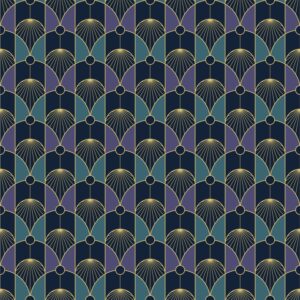 HENRI - Papier peint art déco luxe