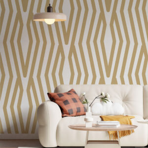 MANUEL - Papier peint géométrique motif ressort