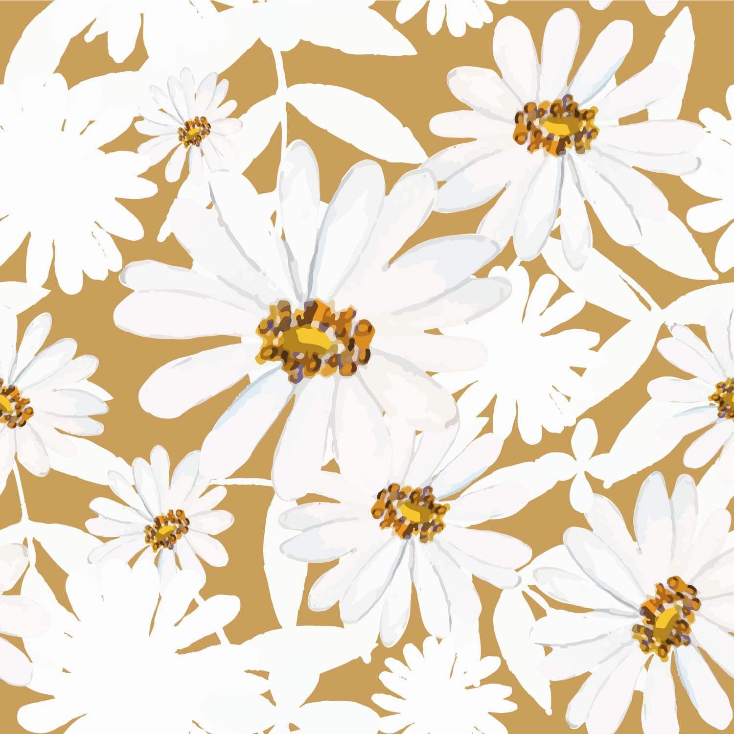 MARGUERITE - Papier peint fleur