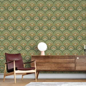 RENAUD - Papier peint retro entrée