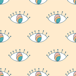 ROMANE - Papier peint oeil