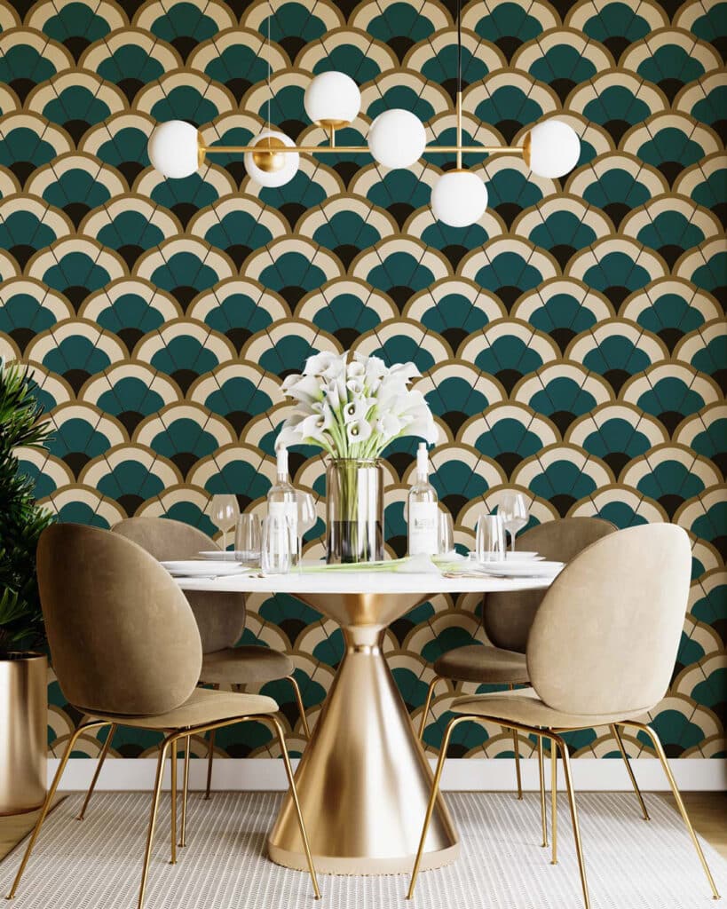 EDMOND - Papier peint art déco - Anatole Designs