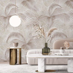 ELSA - Papier peint feuille de palmier salon