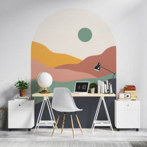 HANAE - Tête de lit coucher de soleil bureau