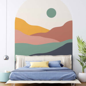 HANAE - Tête de lit coucher de soleil