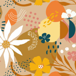 HYACINTHE - Fresque murale fleurie