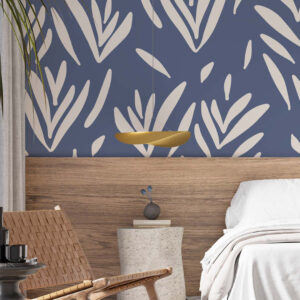 ISABELLE - Papier peint lavande abstrait chambre