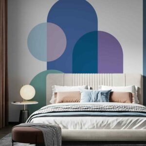 KELLY - Tête de lit forme géométrique suite parentale