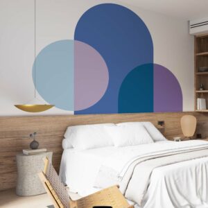 KELLY - Tête de lit forme géométrique chambre