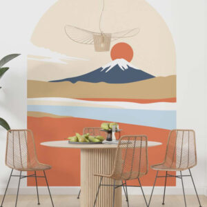 SAKURA - Tête de lit mont fuji