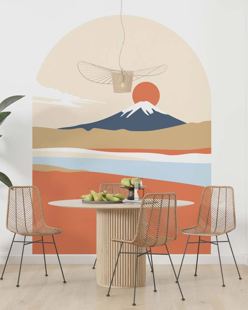 SAKURA - Tête de lit mont fuji