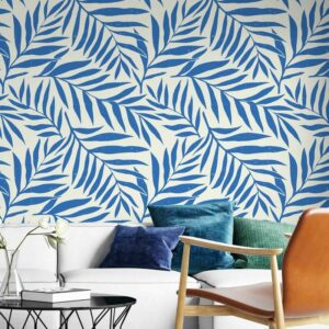 VALENTIN - Tapisserie feuille salon