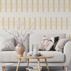 VICTOIRE - Papier peint retro salon