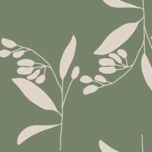 ARMAND - Papier peint feuilles de tilleul