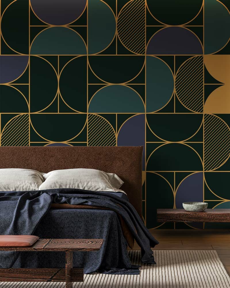 GERMAIN - Papier peint panoramique graphique chambre