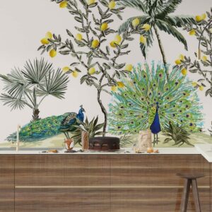 RAPHAEL - Papier peint panoramique jardin d'eden cuisine