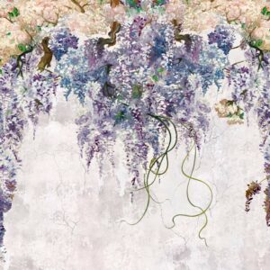 AGNÈS - papier peint panoramique glycine