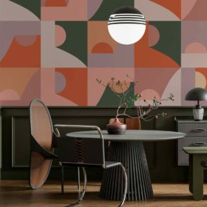 AMÉLIA - papier peint vintage graphique salle à manger
