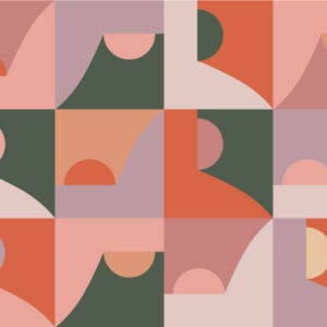 AMÉLIA - papier peint vintage graphique