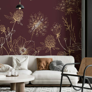 ANOUK - papier peint fleurs des champs panoramique salon