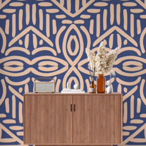 BAPTISTE - papier peint berbere entrée