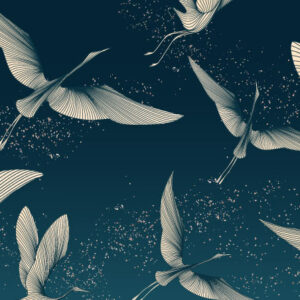 ELIO - papier peint avec oiseaux