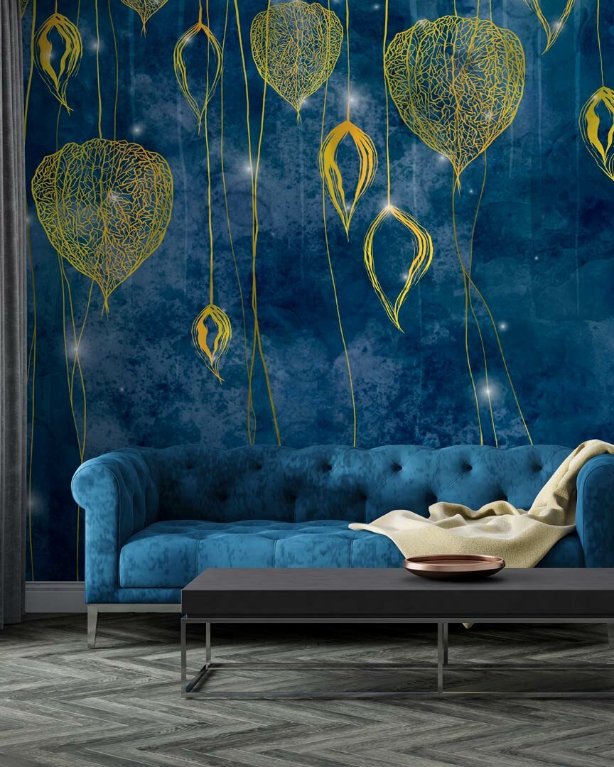 EUGÈNE - papier peint panoramique nuit salon