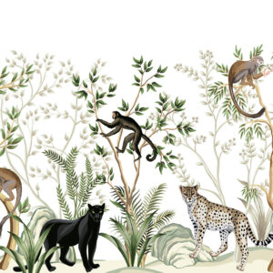 EVA - tapisserie animaux jungle