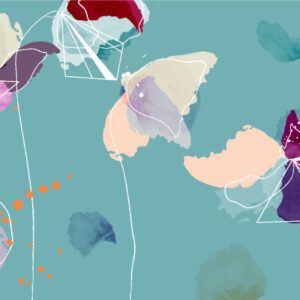 GABBIE - papier peint panoramique coquelicot