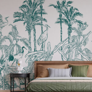 GABRIEL - papier peint jungle panoramique chambre