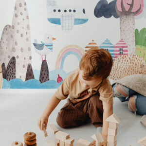 GABY - papier peint thème mer chambre enfant garcon