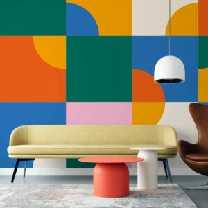 GAËL - papier peint panoramique bauhaus salon