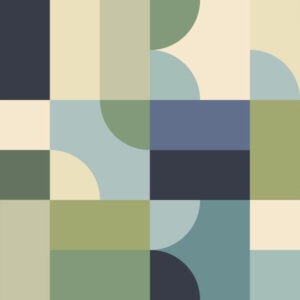 LAURENCE - papier peint géométrique pastel