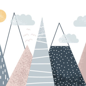 MARIA - papier peint montagne chambre enfant