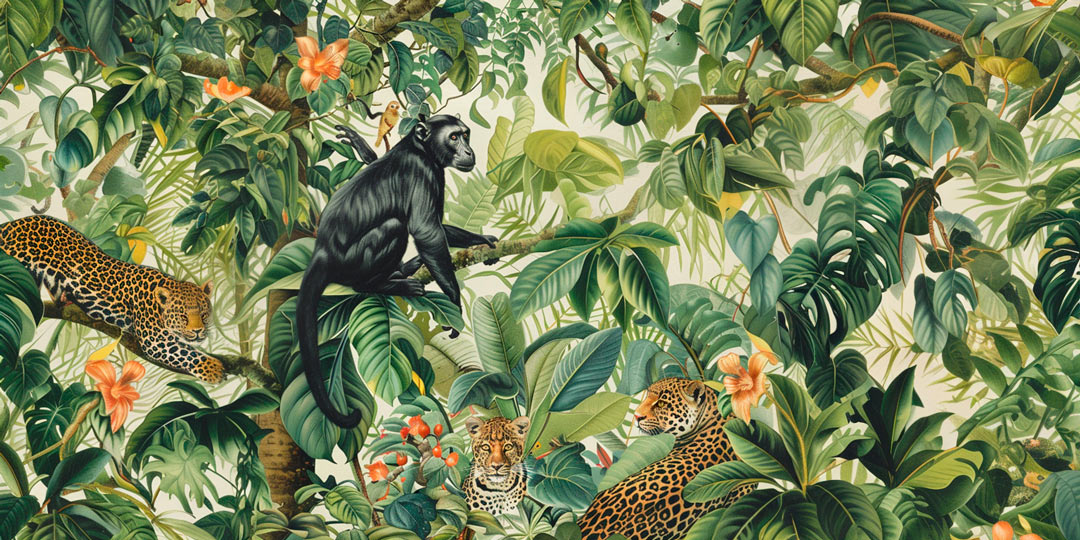 MAYA - papier peint jungle tropicale