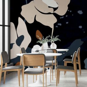 MONA - papier peint coquelicot panoramique restaurant