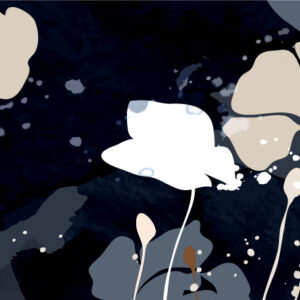 MONA - papier peint coquelicot panoramique