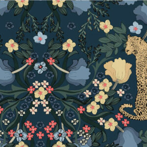 OLIVIA - papier peint léopard et fleur